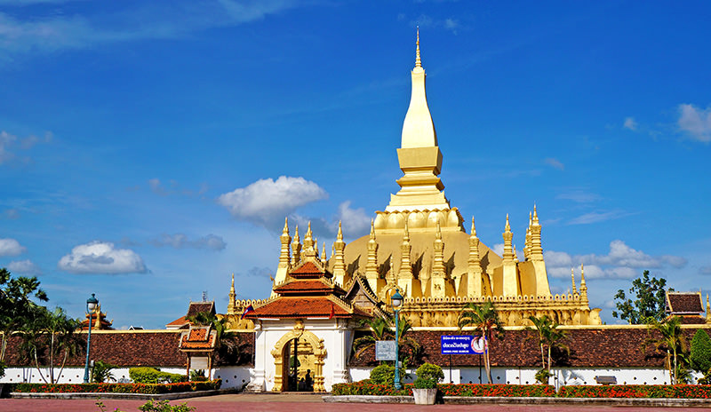 Pha That Luang in Vientiane