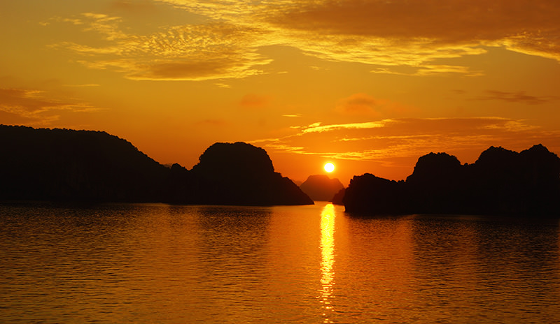 Halong Bay sunrise