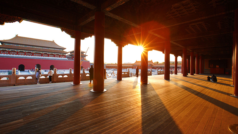 Dusk Light of Forbidden City