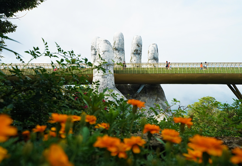 Golden Bridge in Vietnam