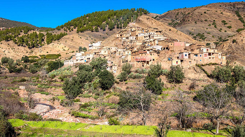 Berber Villages in Atlas Mountains