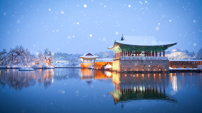 Winter in South Korea