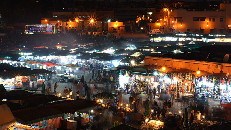 Bustling Souks of Marrakech