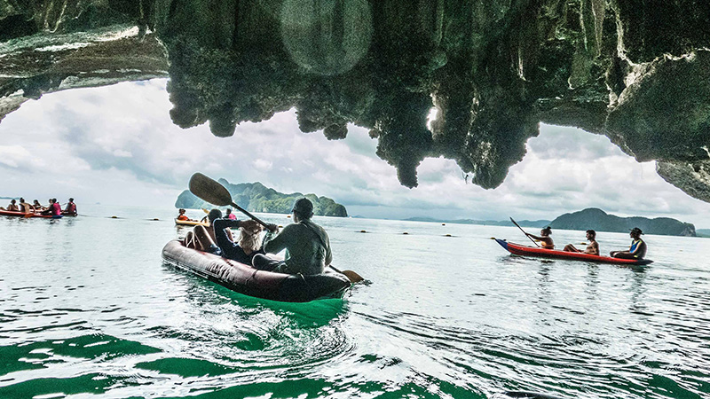 Paddle Boats in Phang Nga Bay