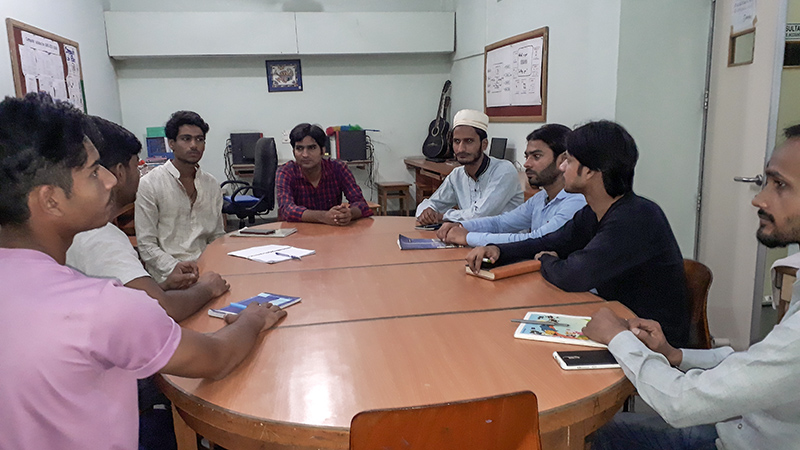 Basti Youth Attending the Training Course Sponsored by My Odyssey Tours.