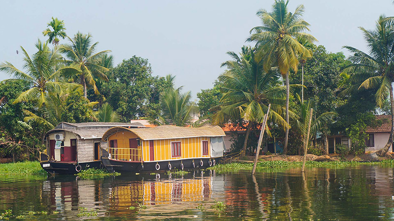 Take a House Boat Sailing Along the Backwaters, Alleppey