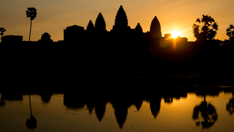 Sunset at Angkor Wat