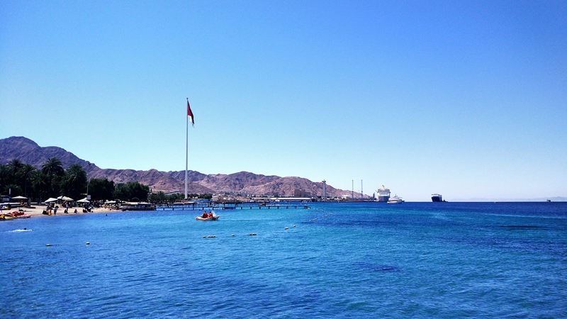 Beach Scenery in Aqaba 