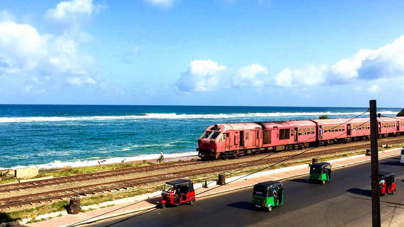 Coastal Train from Galle to Colombo