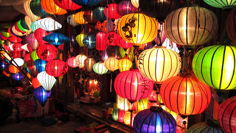 Silk Lanterns in Vietnam