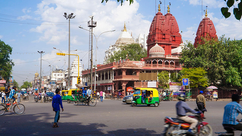 Street View of Old Delhi