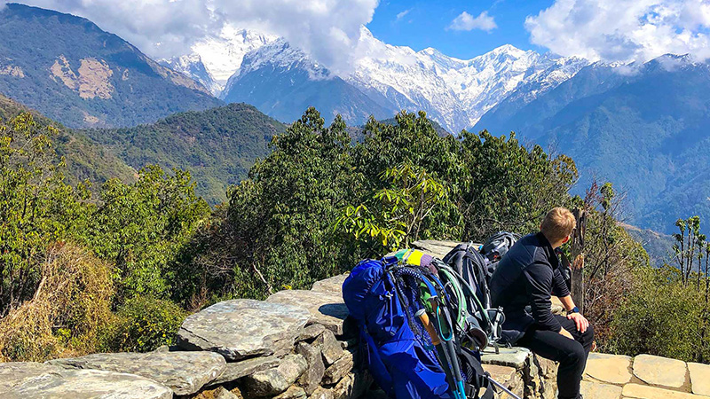 Stunning View while Trekking