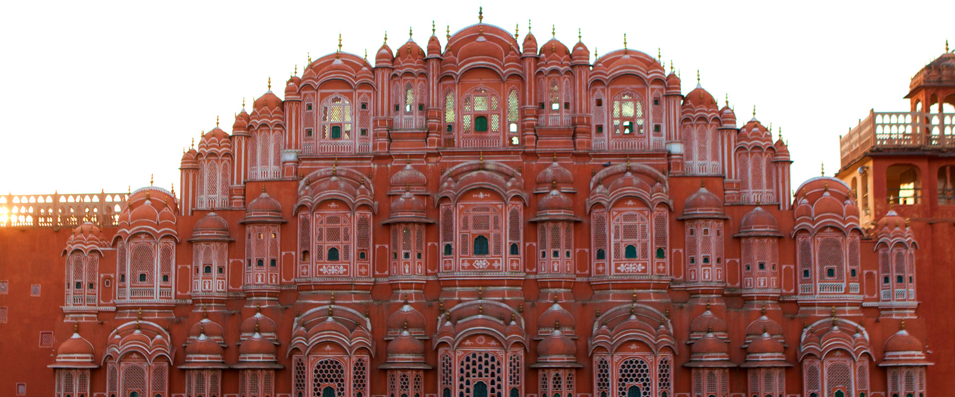 Hawa Mahal facade from the street
