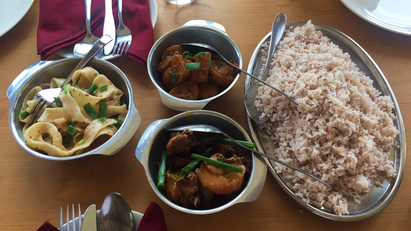 Local Dishes in Bhutan