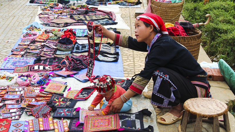 Local Market in Sapa