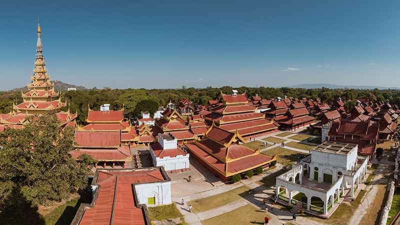 Mandalay Palace, Mandalay, Myanmar