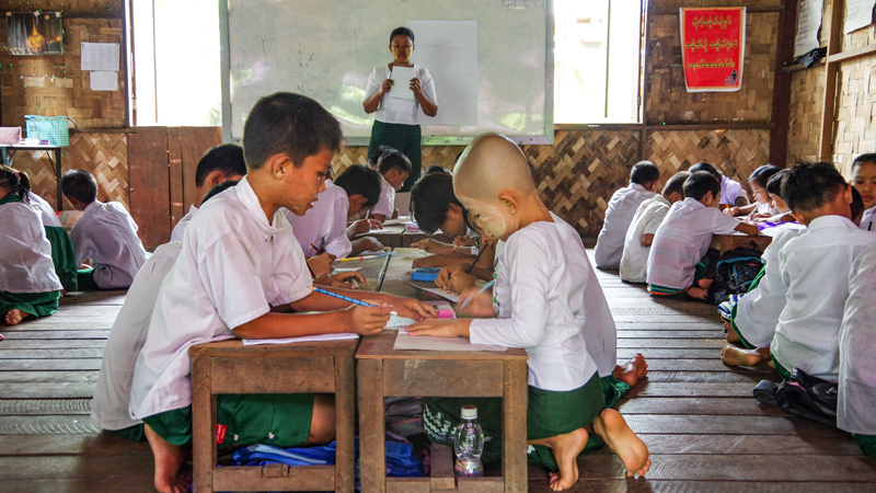 Class Room, Sandar Yama Monastic Education School