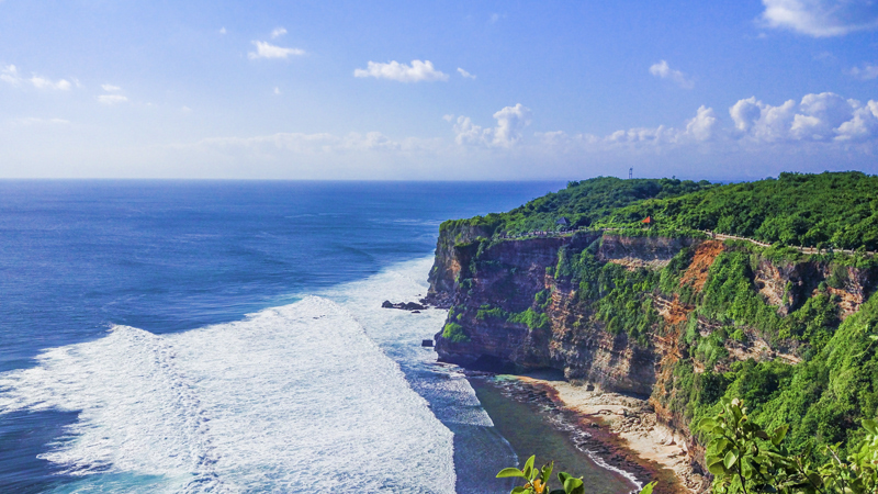 Overlooking the Pacific Ocean from the Coast of Pemuteran