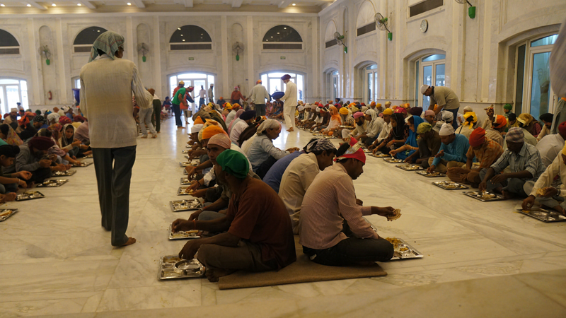 People Dining at Sikhism