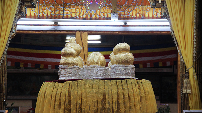 Five Gilded Buddha Images