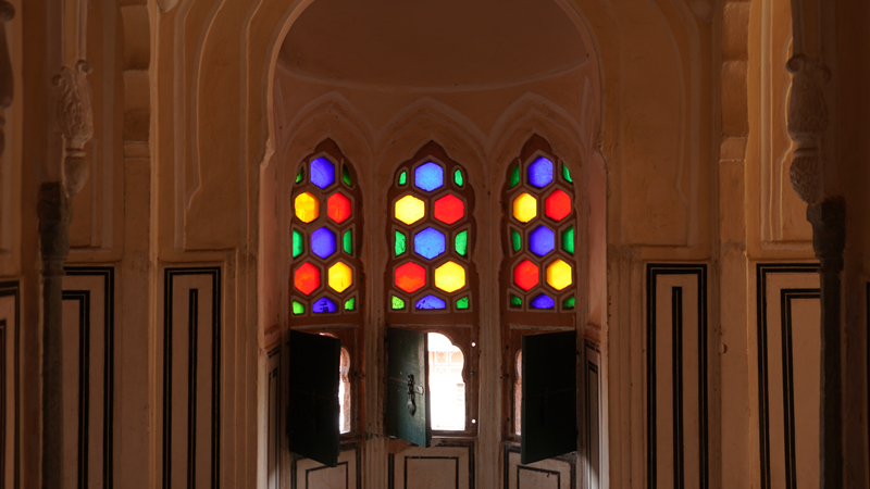 Colorful Glasses at Ratan Mandir