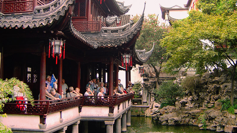 Waterside Pavilion in Yu Garden, Shanghai