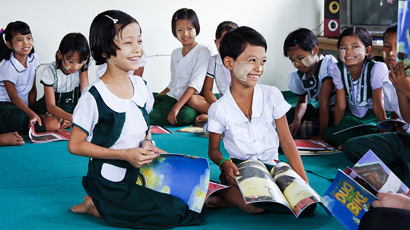 Myanmar School Kids