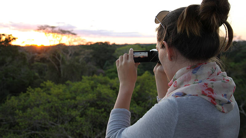 Long Sleeves and Sunglasses for Sun Protection