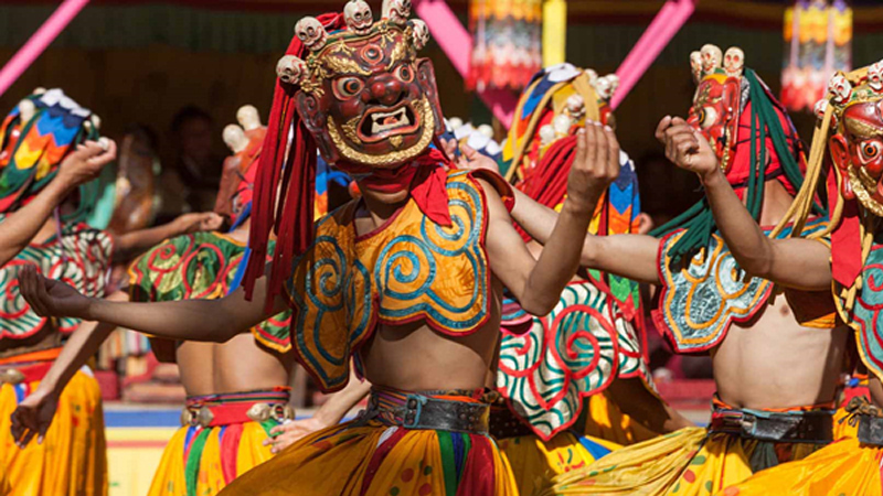 The Tsechus Festival and Its Mask