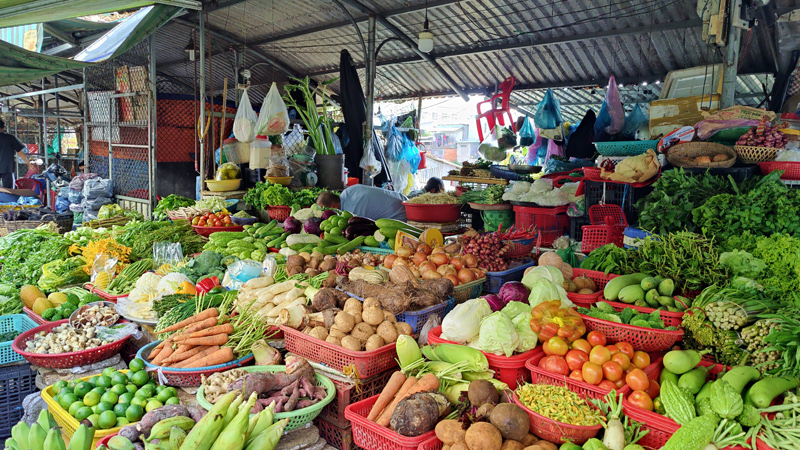 Local Market in Vietnam