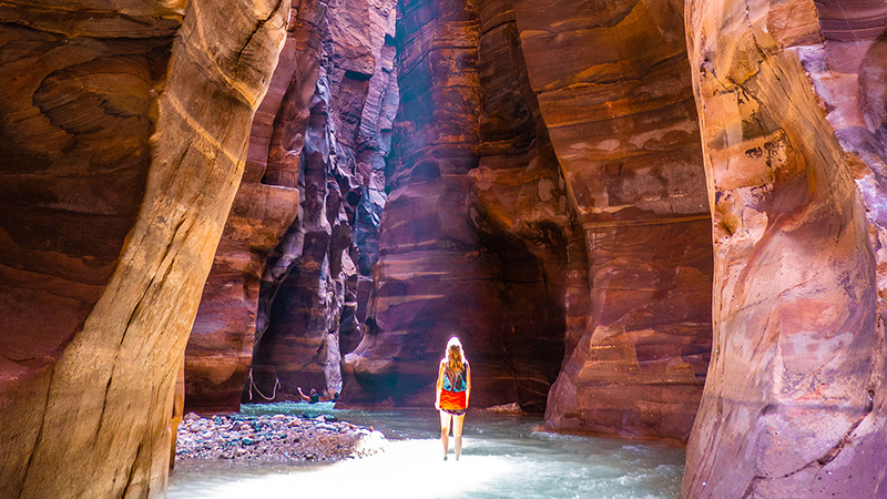 Wadi Mujib in Jordan