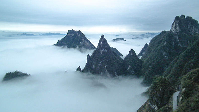 Sea of Clouds in Zhangjiajie