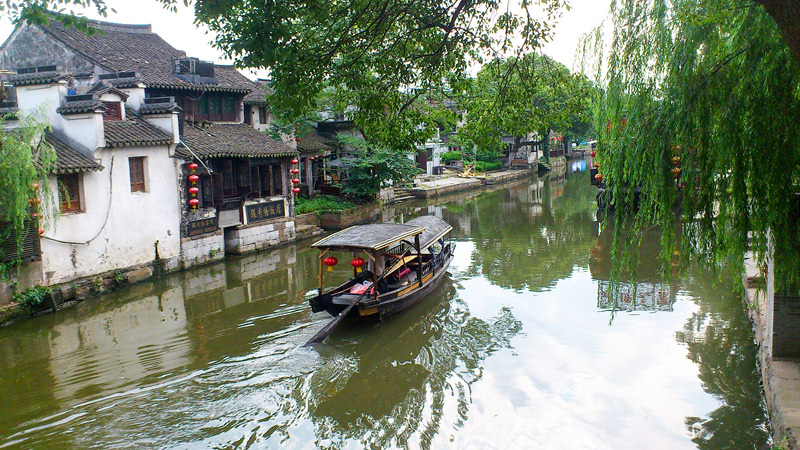 Boating in Hangzhou