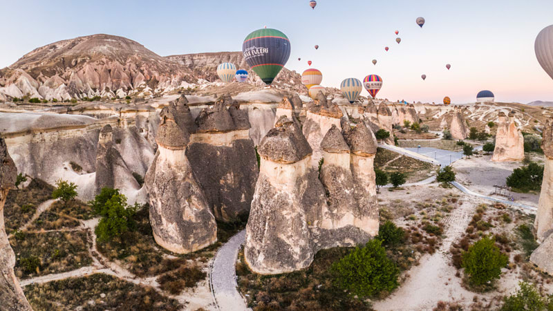 Pointy Hats in Cappadocia
