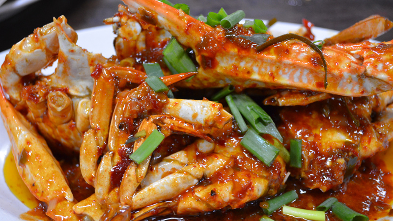Malaysian Crab Dish