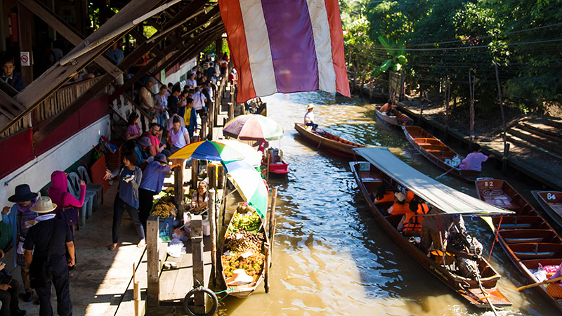 Damnoen Saduak Floating Market, Bangkok