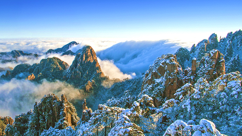 Snow on Huangshan