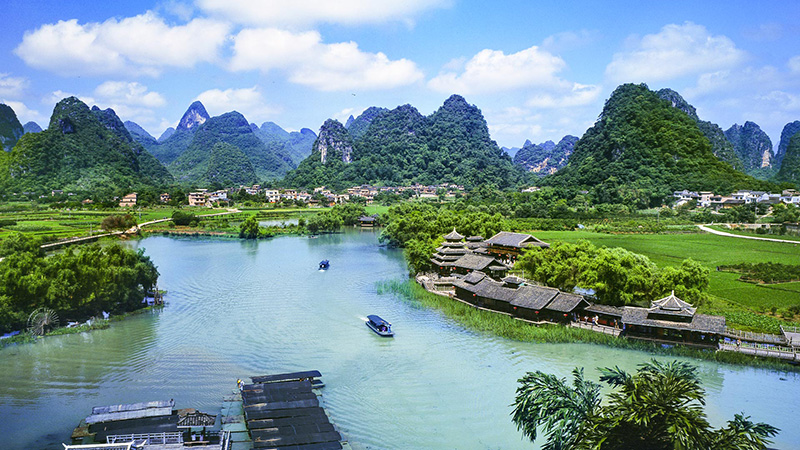 The View of Li River, Yangshuo