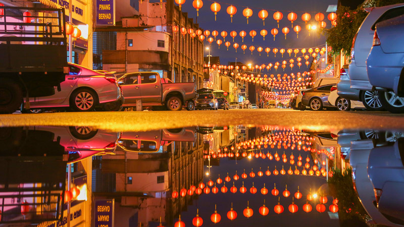 Night Street in Penang