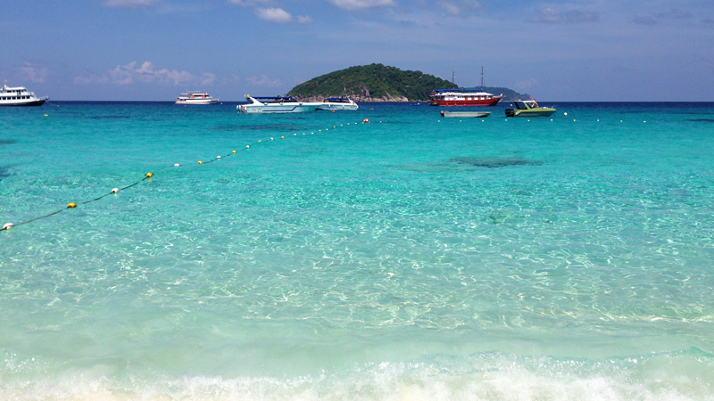Winter Sunny Beach in Phuket
