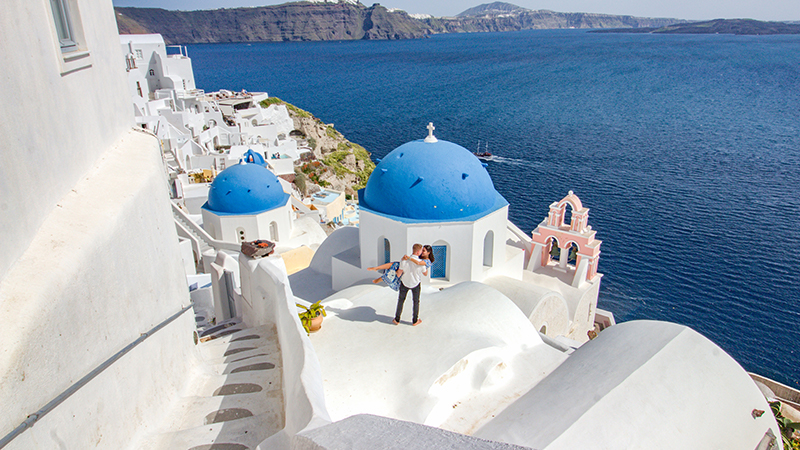 Honeymoon in Santorini