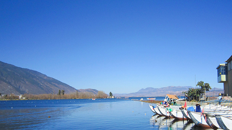 Erhai Lake in Dali, Yunnan