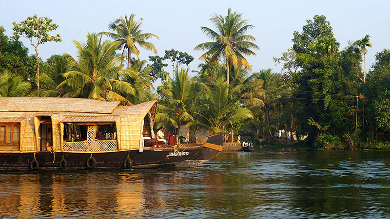 Houseboat on Backwater