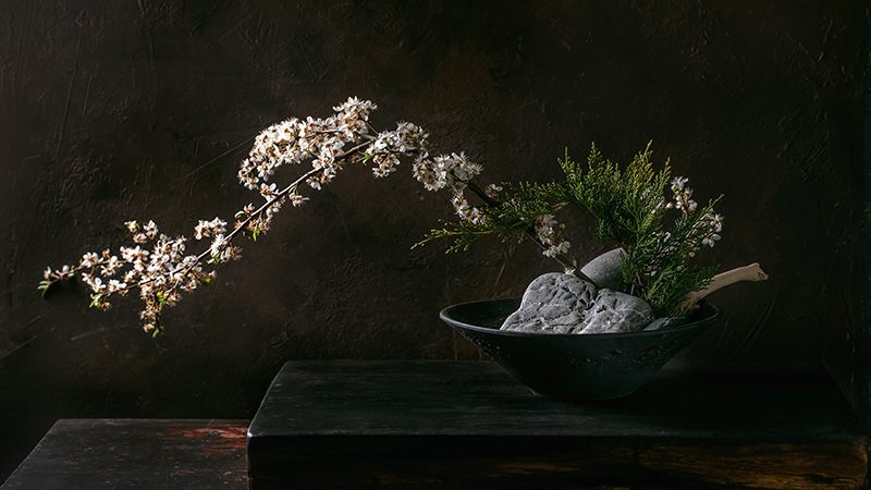 Appreciate the Ikebana Art Work