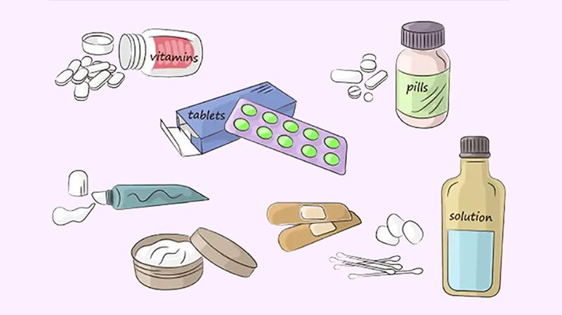 Medicamentos para un viaje en China