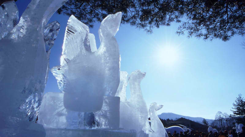 Ice Sculptures in Sapporo Snow Festival