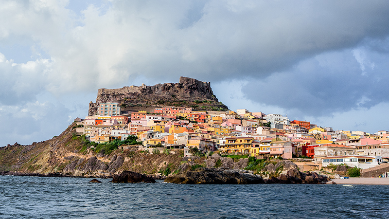 Colorful Buildings of Sardinia