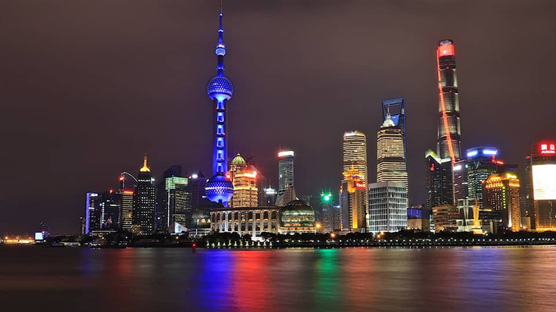 The Bund in Shanghai