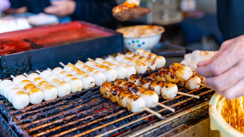 Savory Mitarashi Dango
