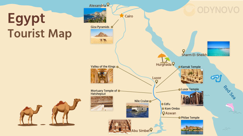 Egypt Tourist Map